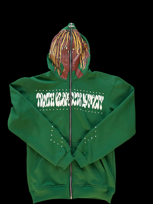 “Pretty Girls Make Me Nervous”             Full zip fleece