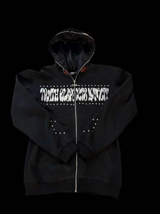 “Pretty Girls Make Me Nervous”                Full zip fleece