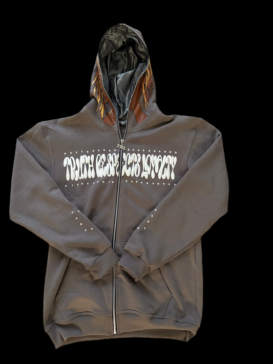 “Pretty Girls Make Me Nervous”             Full zip fleece